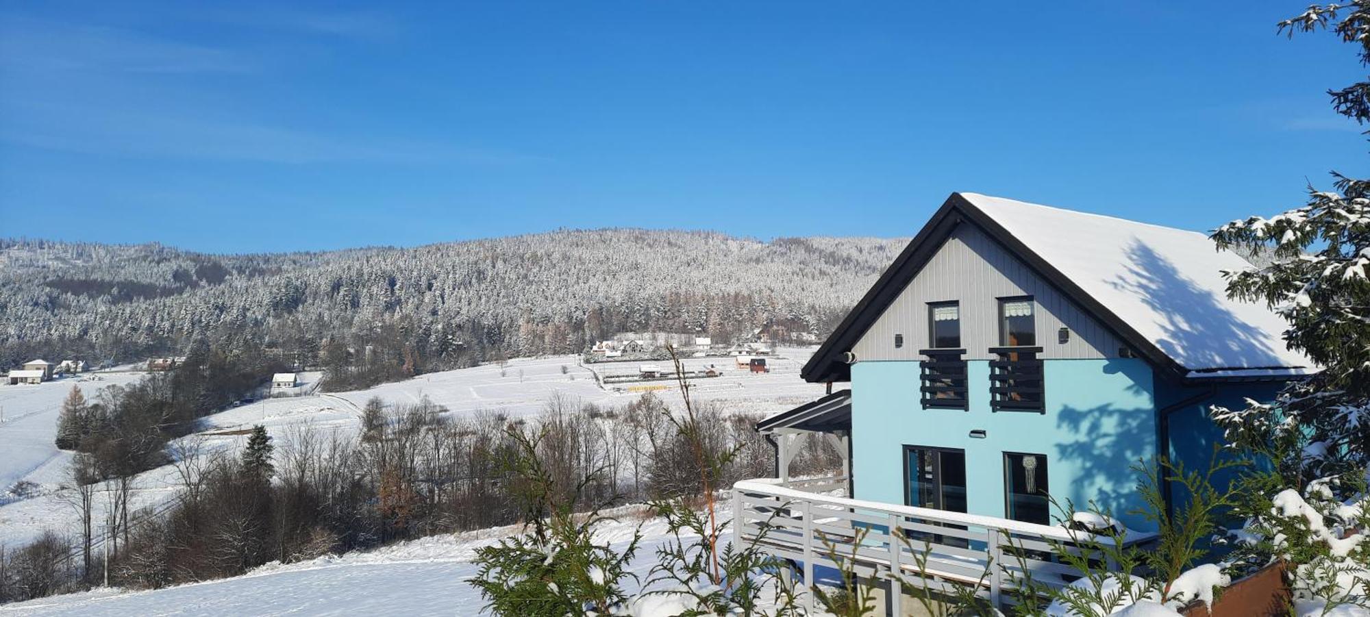 Niebieski W Beskidzie Malym Ferienhaus Slemien